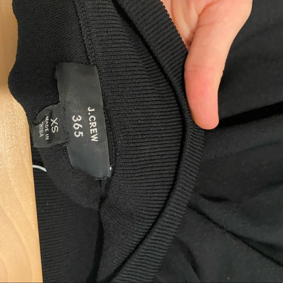 J Crew Fit and Flare Black Sweater Mini Skirt - Picture 3 of 6